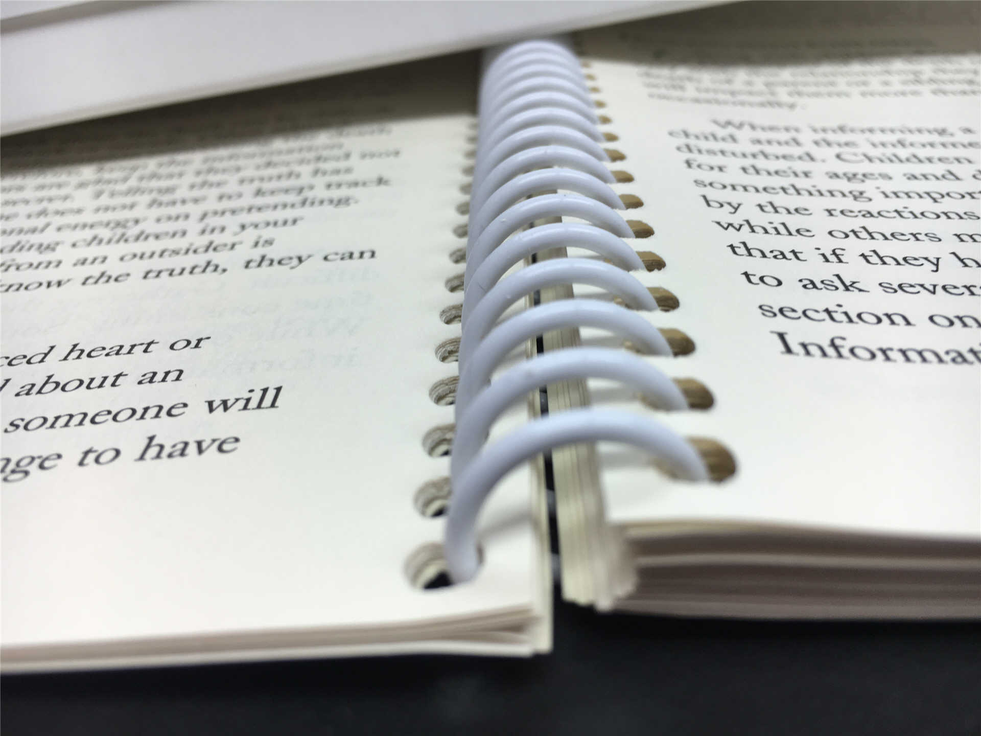 spiral binding book